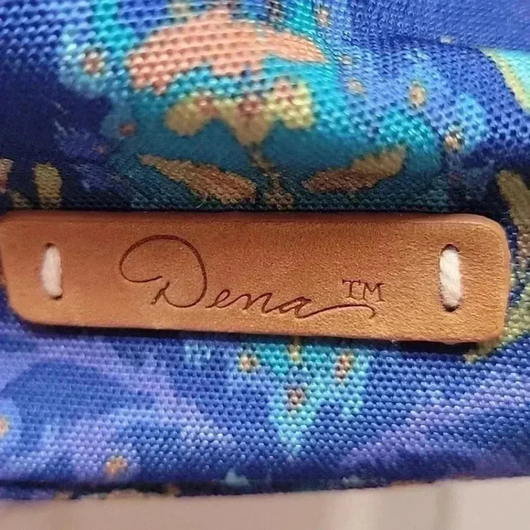 Dena Designs by Kumari North South Boho Canvas Drawstring Paisley Back Pack - Picture 4 of 5